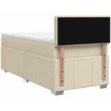  Boxspring krevet s madracem Krem 100 x 200 cm Tkanina | shoptok.hr