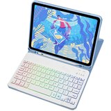INF Usnjena torbica z RGB Bluetooth tipkovnico za iPad Blue iPad 12,9 palcev, (21683118) | Shoptok.si