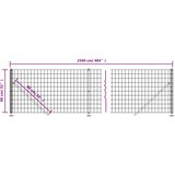  Ograda od žičane mreže s prirubnicom zelena 0,8 x 25 m | shoptok.hr