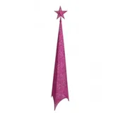 svetlucava jelka pink 120 cm