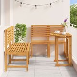  5-delni vrtni jedilni set iz trdnega akacijevega lesa | Shoptok.si