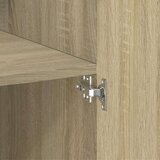 vidaXL Omara za shranjevanje sonoma hrast 80x42,5x225 cm inž. les | Shoptok.si