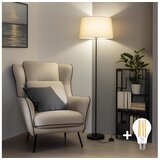  Brilagi - LED stojeća lampa CERIA 1xE27/40W/230V Ø 45 cm bež/crna | Eponuda.com
