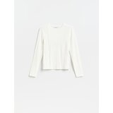 Reserved Bluza od mješavine viskoze - bijela | shoptok.hr