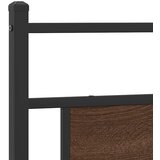 Metalni okvir kreveta bez madraca smeđa boja hrasta 193x201 cm | shoptok.hr