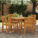  Vrtni set za objed 3 kom. Smeđa Čvrsto drvo akacije 85 x 85 x 74 cm | shoptok.hr