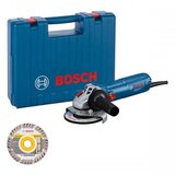 Bosch gws 12-125 ugaona brusilica, 1200W, 125mm, 1x dijamantska rezna ploča 125x22,23 mm, profi kofer, 06013A6102