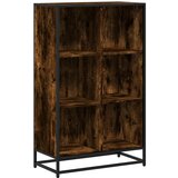 Maison Chic Knjižna omara - Knjižni regal dimljeni hrast 65,5x33x107,5 cm inženirski les, (21725360) Cene