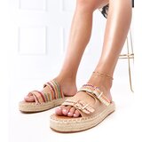  Multicolored Crochet Espadrille Sandals with Buckles Kasina Cijene