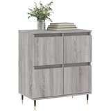  Komoda sivog hrasta sonome 60x35x70 cm od konstruiranog drva Slike