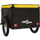  Teretna prikolica za bicikl crno-žuta 45 kg željezna | shoptok.hr