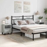  Noćni ormarići 2 kom boja betona 40x35x50 cm konstruirano drvo | shoptok.hr