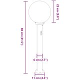  Stupić sa senzorom 80 cm Crna IP44 | shoptok.hr