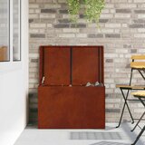  Vanjska kutija za spremanje Rđa 80 x 50,5 x 50 cm Čelik | shoptok.hr