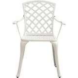  3-dijelni bistro set od lijevanog aluminija bijeli | shoptok.hr