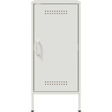 vidaXL Komoda 2 kosa bela 36x39x79 cm hladno valjano jeklo | Shoptok.si