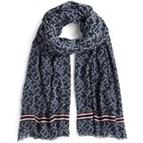Tommy Hilfiger Šali & Rute Th Monogram Corp Scarf Modra Cene