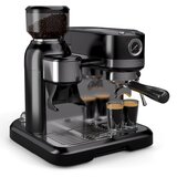 Klarstein Bella Vintage Café retro ročni aparat za kavo, kavni mlinček, 19 barov (črna barva), (21749158) | Shoptok.si