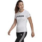 Adidas Ženske majice Loungewear Essentials Slim Logo Tee bela