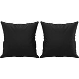  Jastuci 2 kom crni 40 x 40 cm od umjetne kože | shoptok.hr