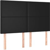  Okvir za krevet s uzglavljem crni 140x190 cm od umjetne kože | shoptok.hr