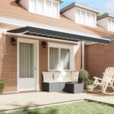  Skrovita tenda Antracit 400 x 200 cm tkanina | shoptok.hr