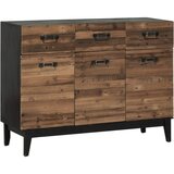 Livetastic komoda, naravne barve, črna | Shoptok.si