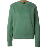 BOSS Orange Sweater majica 'Ela 6' smaragdno zelena / žad