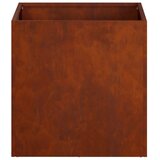  Vrtna saksija 2 kom. Rđa 35 x 35 x 35 cm Otporni čelik - Otporni čelik 35 x 35 x 35 cm 2 | shoptok.hr