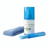 Nedis Komplet za čiščenje 200 ml za zaslon s krpico iz mikrovlaken in krtačko, Modra, (5000277669) Cene