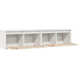  Zidni ormarići 2 kom bijeli 80 x 30 x 35 cm od masivne borovine | shoptok.hr