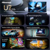 Hisense TV ULED (Mini LED) 100U7SE Smart TV 4K 144 Hz - - Panteh-TV | Shoptok.si