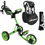 Clicgear Model 4.0 Deluxe SET Matt Lime Ročni voziček za golf