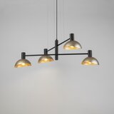  Luster na sajli ARTIS 4xE14/40W/230V crno-zlatni | Eponuda.com