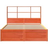  Okvir kreveta bez madraca voštano smeđi 140x200 cm od borovine | shoptok.hr
