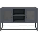 vidaXL TV omarica antracitna 100,5x39x60,5 cm jeklo | Shoptok.si