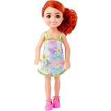 Barbie Mattel Chelsea- Majhna lutka v odstranljivi cvetlični obleki (HNY56), (21382425) | Shoptok.si