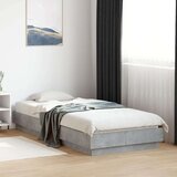  Okvir kreveta boja betona 90x200 cm od konstruiranog drva | shoptok.hr