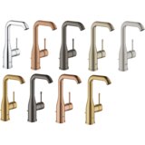 Grohe enoročna armatura za umivalnik ESSENCE z zgornjim delom sifona (32628GL1) - cool sunrise | Shoptok.si