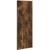  Vješalica za kapute na zidu Dimljeni hrast 30 x 1,5 x 80 cm | shoptok.hr