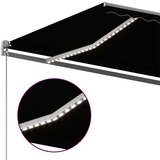  Automatska tenda sa senzorom za vjetar LED 500x300 cm antracit | shoptok.hr