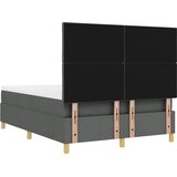  Krevet s opruga kutije Tamno siva 200 x 160 cm tkanina | shoptok.hr
