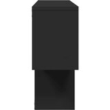 vidaXL Stenska polica črna 100x20x53 cm inženirski les | Shoptok.si