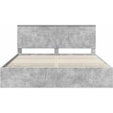  Krevetna konstrukcija s ladicama Betonski sivi 200 x 200 cm | Eponuda.com