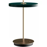 UMAGE Zelena LED stolna lampa s mogućnosti zatamnjivanja s metalnim sjenilom (visina 31 cm) Asteria Move –