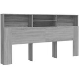 The Living Store Vzglavna omarica siva sonoma 200x19x103,5 cm - Vzglavna Omarica, (21418812) | Shoptok.si