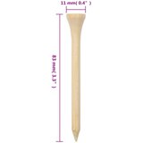  Stalci za lopticu za golf 1000 kom 83 mm od bambusa | shoptok.hr