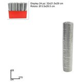 Dekorativna TKANINA VELUR 28*270CM SREBRNA MN002003C | Eponuda.ba