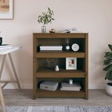 Ormarić za knjige boja meda 80x35x97 cm od masivne borovine | shoptok.hr