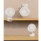  baterija. Ventilator od 1200 mAh s usb spojnicom bijele boje | shoptok.hr